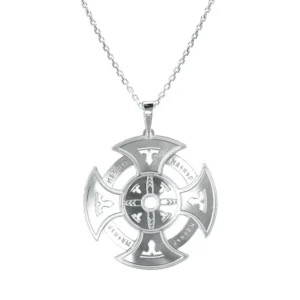 tříbrný přívěsek na řetízku Oxull, Ag 925- K05004JP